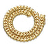 Miami Cuban Link Chain – 18K Gold Plated, 10mm to 22mm