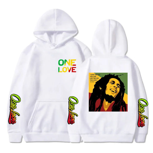Bob Marley "One Love" Graphic Hoodie