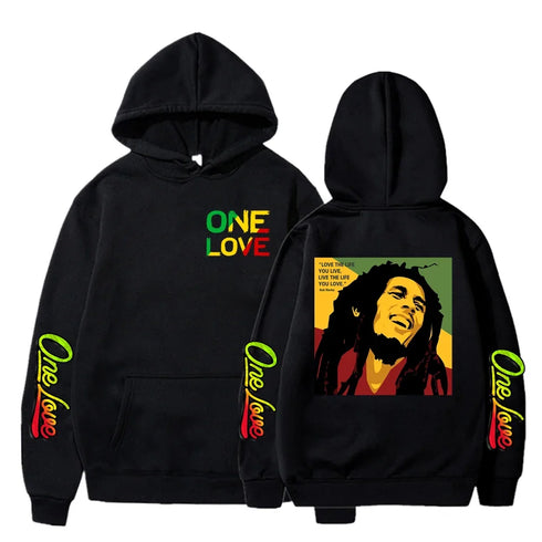 Bob Marley "One Love" Graphic Hoodie