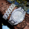 "King Frost" Iced Out Men’s Gold Watch and Miami Cuban Bracelet Luxury Bundle