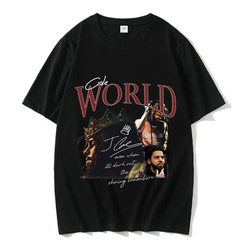 New J. Cole Rapper Vintage Graphic T-Shirt