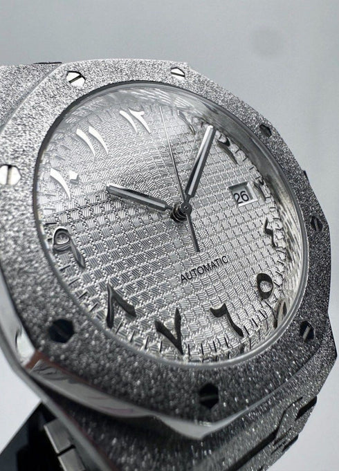 Seiko Mod Frosted Royal Oak | Silver
