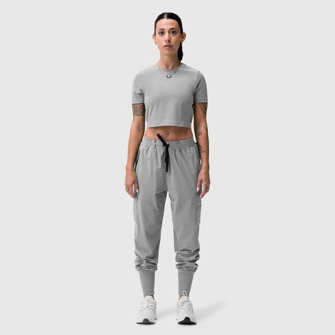 W032. Tetra-Lite® Cargo High Rib Jogger - Slate Grey