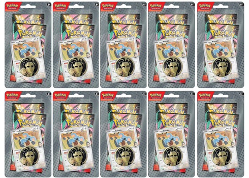 Pokémon Mega Evolution Ascended Heroes Collection (Larry) Blister Pack (10x Lot)