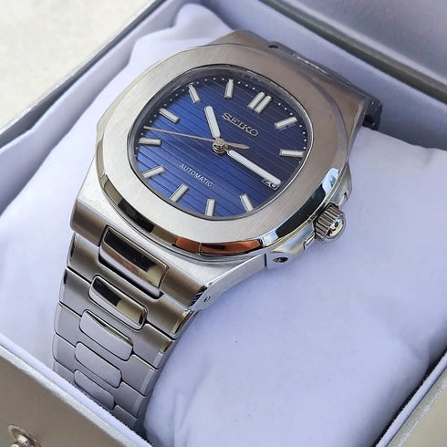 Seiko Mod Nautilus | Navy Blue