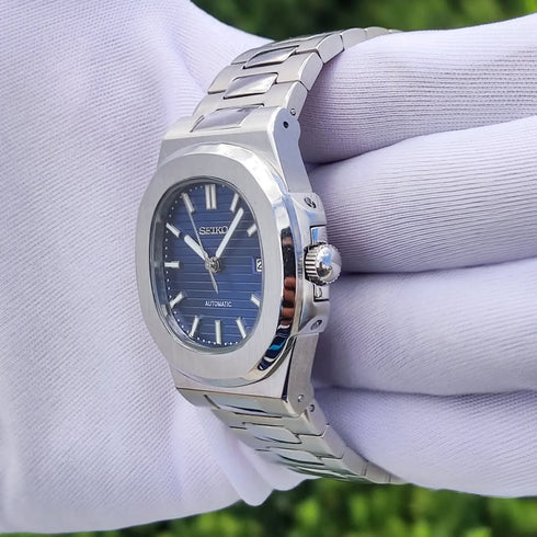 Seiko Mod Nautilus | Navy Blue