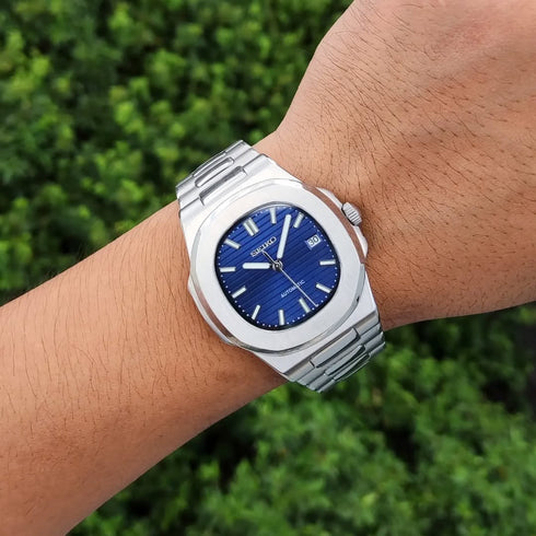 Seiko Mod Nautilus | Navy Blue