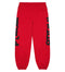Sp5der Beluga Red Sweatpants