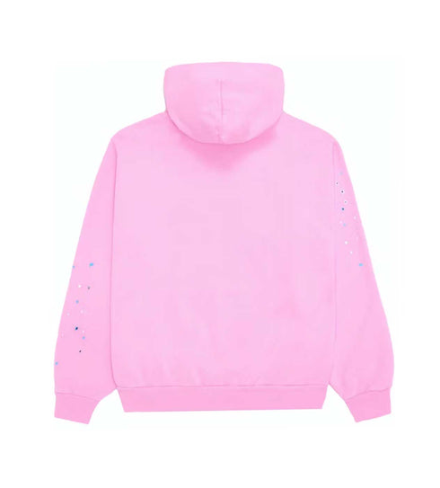 Sp5der OG Web Pink Hoodie