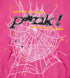 Sp5der P*nk Web Hoodie Pink
