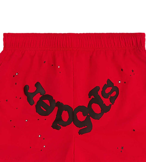 Sp5der Red OG Web Double Layer Short