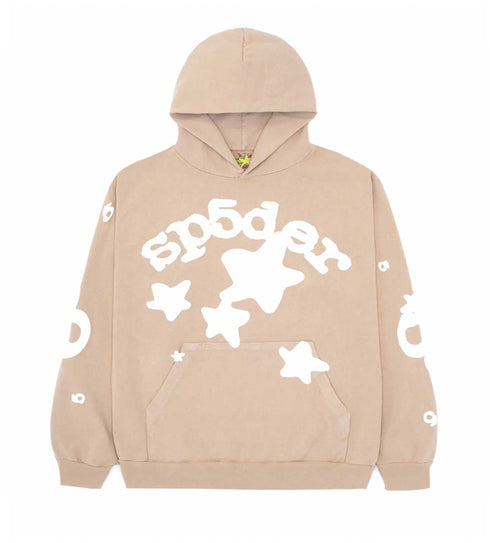 Sp5der Beluga Hoodie Brown