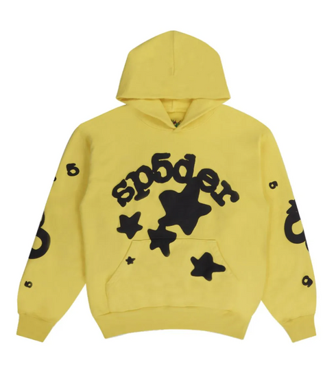 Sp5der Beluga Hoodie Gold