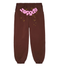 Sp5der Web Logo Sweatpants Brown