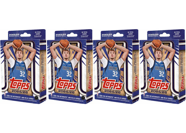 2025-26 Topps Basketball Hanger Box 4x Lot