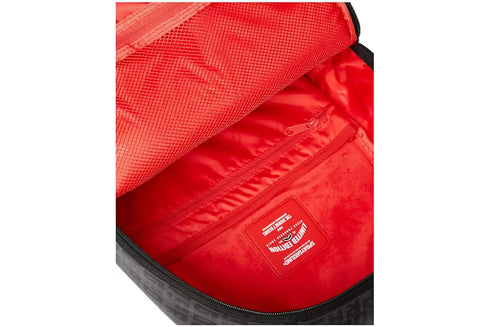 Sprayground Shark Central Split DLXSV Backpack Black/Red