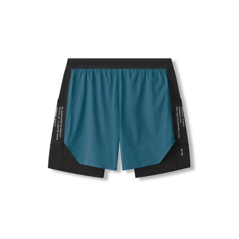 0953. Aerotex™ Hybrid Liner Short - Storm/Black