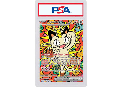 Meowth ex SIR 2026 Pokémon Mega Evolution Perfect Order 121/088 (PSA Graded)
