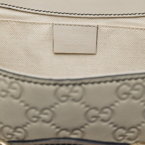 Emily Chain Flap Bag Guccissima Leather Medium