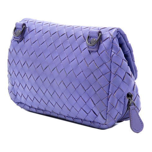 Expandable Chain Crossbody Bag Intrecciato Nappa Small