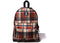 BAPE Check Daypack Backpack Red