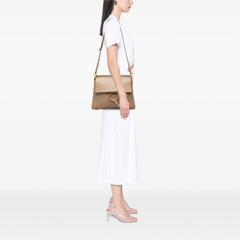Faye Shoulder Bag Leather Medium