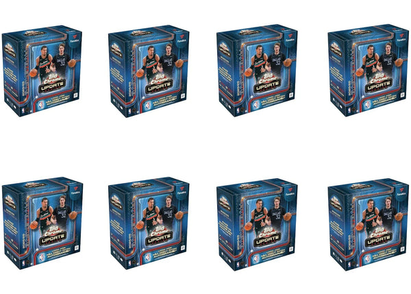 2025-26 Topps Chrome Update Basketball Mega Box (Fanatics Exclusive) 8x Lot