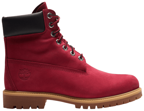 Timberland 6" Premium Waterproof Boot Dark Red Nubuck