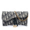 Saddle Chain Wallet Oblique Canvas