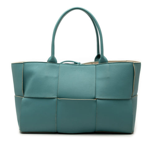 Arco Tote Maxi Intrecciato Leather Medium