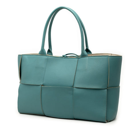 Arco Tote Maxi Intrecciato Leather Medium