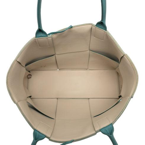 Arco Tote Maxi Intrecciato Leather Medium