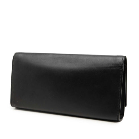 Classic Monogram Tassel Clutch Leather Long