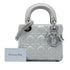 Lady Dior Chain Bag Cannage Quilt Iridescent Leather Mini