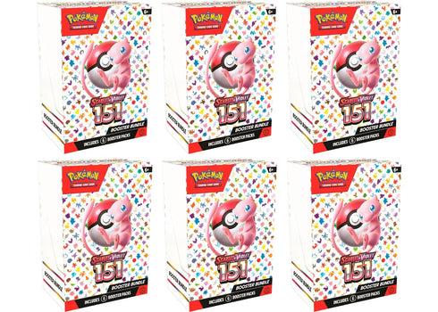 Pokémon TCG Scarlet & Violet 151 6pk Booster Bundle 6x Lot