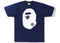 BAPE Bicolor Big Ape Head Tee Navy