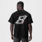0797. Tech Essential™ Relaxed Tee - Black "Infinite Mindset"