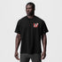 0797. Tech Essential™ Relaxed Tee - Black "Infinite Mindset"