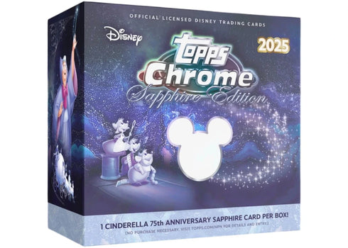 2025 Disney Topps Chrome Sapphire Edition Box