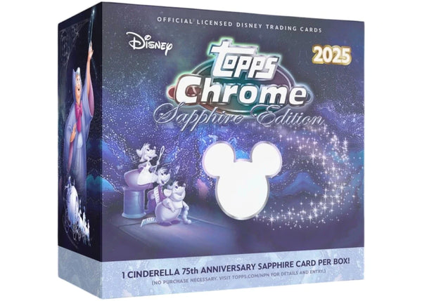 2025 Disney Topps Chrome Sapphire Edition Box