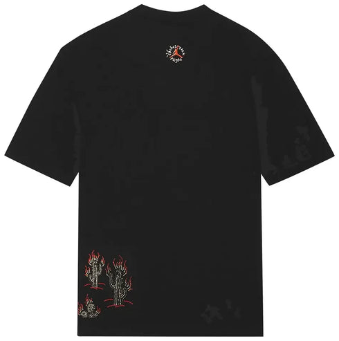 Travis Scott x Jordan Flight Graphic T-Shirt Black