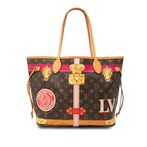 Neverfull NM Tote Limited Edition Summer Trunks Monogram Canvas MM