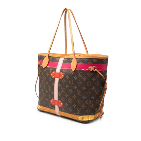 Neverfull NM Tote Limited Edition Summer Trunks Monogram Canvas MM