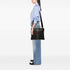 Zip Top Messenger Bag GG Coated Canvas Large