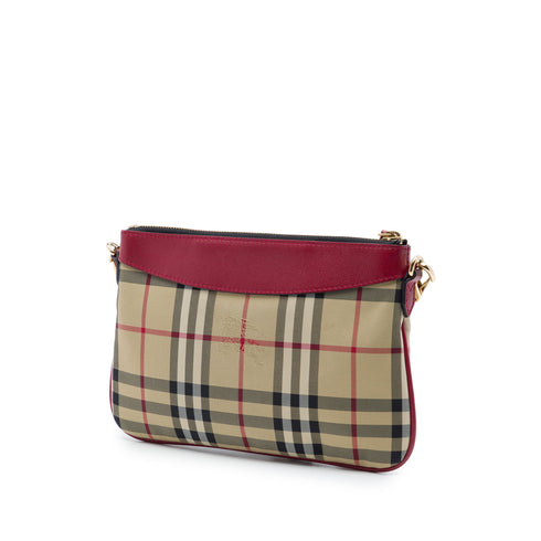 Peyton Crossbody Bag Horseferry Check Canvas
