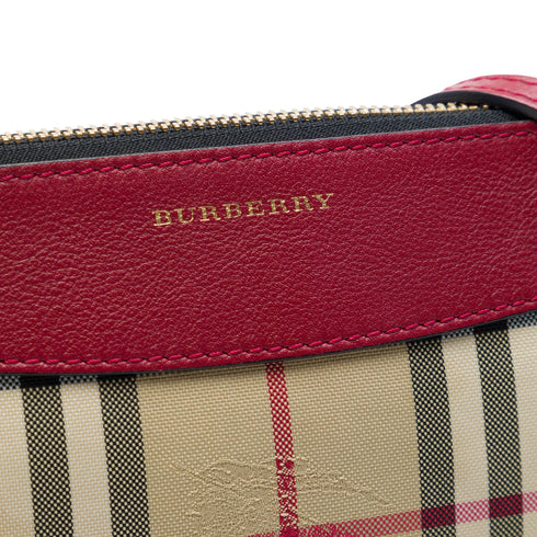 Peyton Crossbody Bag Horseferry Check Canvas