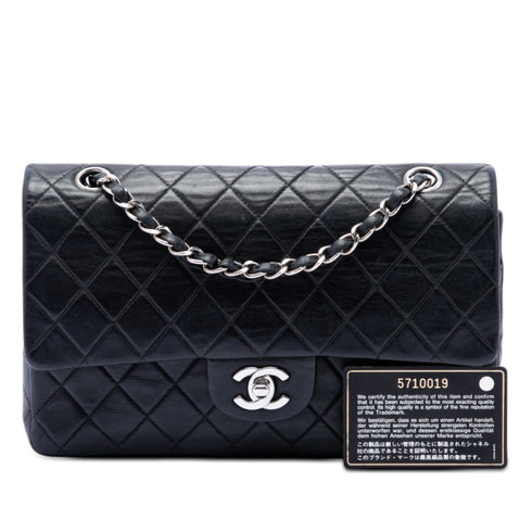 Vintage Classic Double Flap Bag Quilted Lambskin Medium