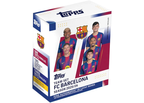 2025/26 Topps FC Barcelona Factory Sealed Team Set Hobby Box