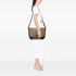 Double Buckle Messenger Bag GG Coated Canvas Large