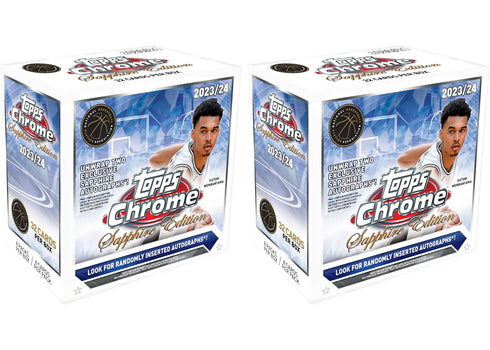2024 Topps Chrome Sapphire Basketball Hobby Box (2x Lot)